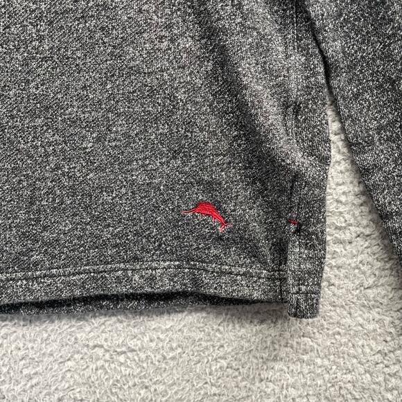 TOMMY BAHAMA Knit Sweatshirt Mens Large Colorblock Gray Casual Comfort Travel - Picture 4 of 9